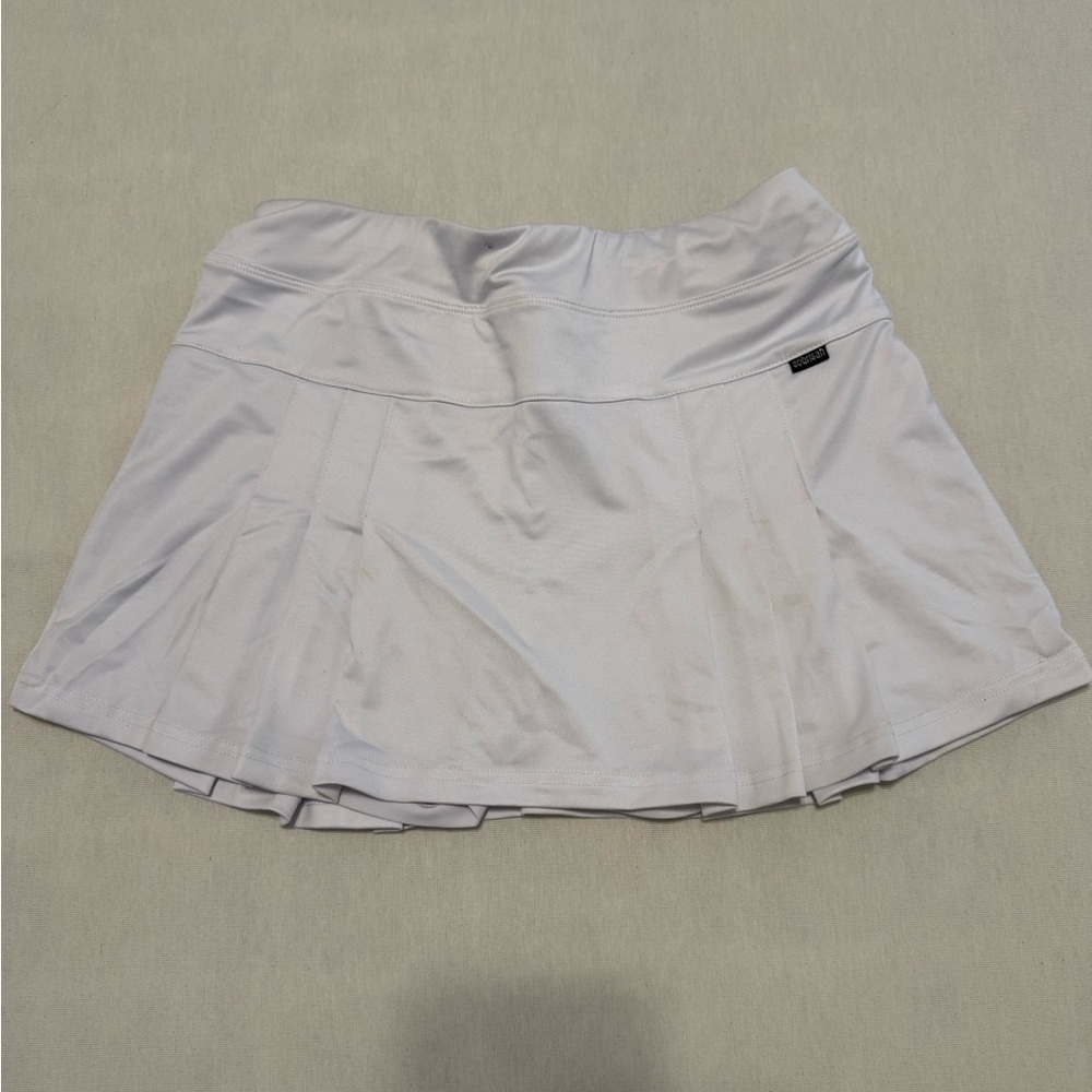 Women's White Athletic Skirt